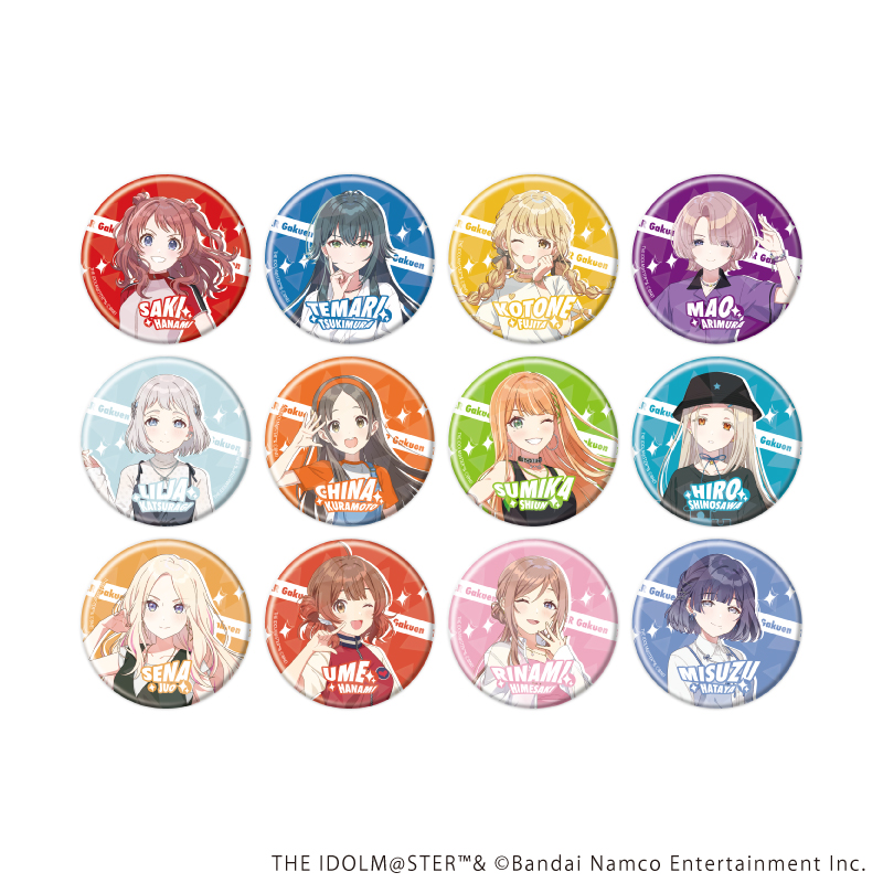 ホログラム缶バッジ(57mm)「学園アイドルマスター」05/ストリートファッションver． トレーディング(全12種)(描き下ろしイラスト)