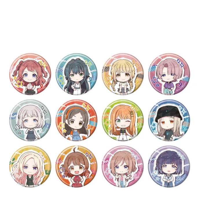 ホログラム缶バッジ(57mm)「学園アイドルマスター」06/ストリートファッションver． トレーディング(全12種)(ミニキャライラスト)