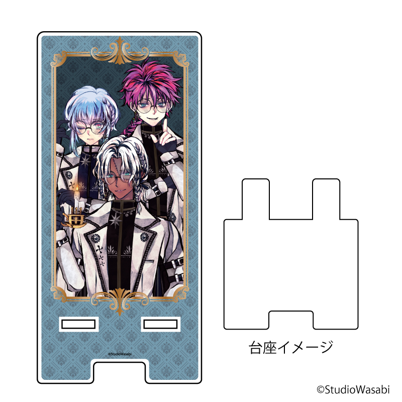 スマキャラスタンド「悪魔執事と黒い猫」04/ミヤジ＆フルーレ＆ラト