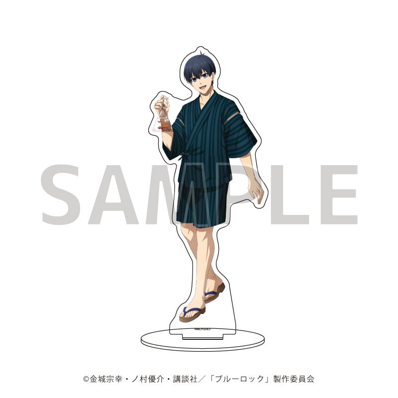 アクリルスタンド「TVアニメ『ブルーロック』」35/甚平ver. 潔 世一(描き下ろしイラスト)