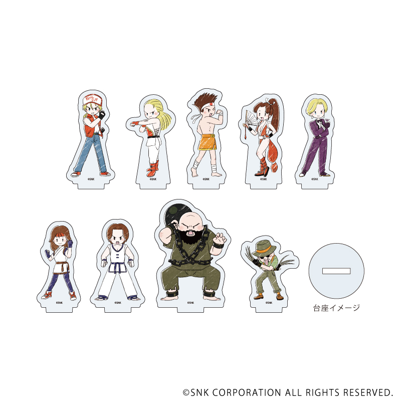 アクリルぷちスタンド「THE KING OF FIGHTERS '94」02/ブラインド(全9種)(グラフアートイラスト)