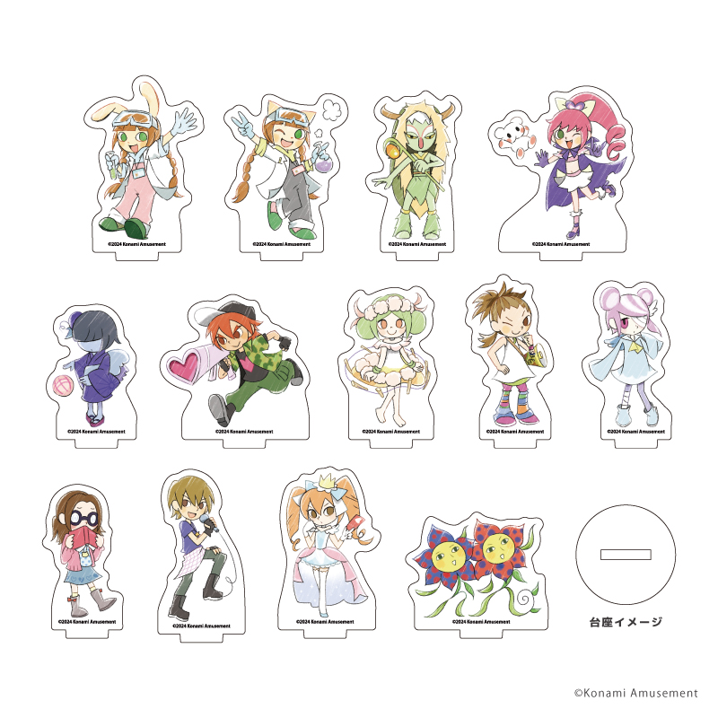 アクリルぷちスタンド「pop'n music UniLab&DDR」03/ブラインド(全13種)(グラフアートイラスト)