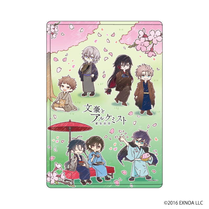 キャラクリアケース「文豪とアルケミスト」08/お花見Ver. B(グラフアートイラスト)