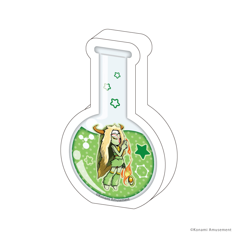 コレクションボトル「pop'n music UniLab&DDR」03/アカツキ(公式イラスト)