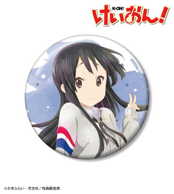 秋山 澪 Ani-Art aqua label 100mm缶バッジ ver.A