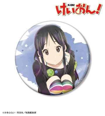 秋山 澪 Ani-Art aqua label 100mm缶バッジ ver.B